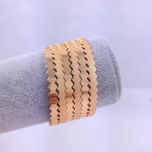 Modern Women's Gold Bangles